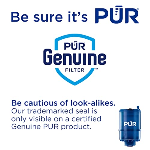 PUR PLUS Faucet Mount Replacement Filter 4-Pack, Genuine PUR Filter, 3-in-1 Powerful, Natural Mineral Filtration, Lead Removal, 1-Year Value, Blue (RF99994)