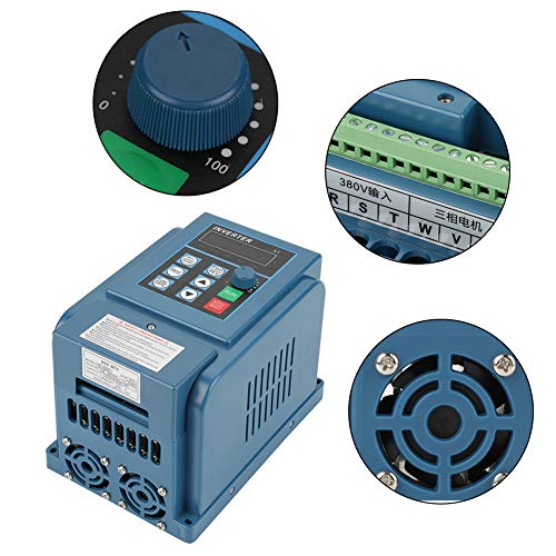 VFD Inverter AC 380V 4kW,Three-phase Variable Frequency Drive Inverter, VFD Speed Controller Inverter for 3-phase Motor