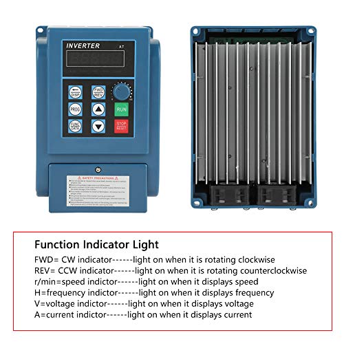 VFD Inverter AC 380V 4kW,Three-phase Variable Frequency Drive Inverter, VFD Speed Controller Inverter for 3-phase Motor