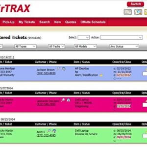 RepairTRAX Repair Shop Software