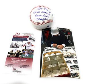 pete rose cincinnati reds signed autograph official mlb baseball mr trump make america great again inscribed (rare) w/photo jsa witnessed certified