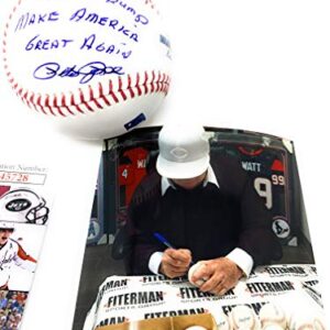 Pete Rose Cincinnati Reds Signed Autograph Official MLB Baseball MR TRUMP MAKE AMERICA GREAT AGAIN Inscribed (RARE) W/Photo JSA Witnessed Certified