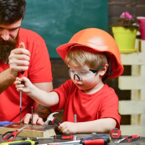 Craftsman 8-Piece Kids Junior Tool Set with Tool Bag, Real Tools & Accessories For Boys & Girls, Age 8+