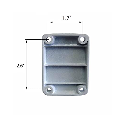 MTB 1 Inch Aluminum Wall Mount Flag Pole Bracket Display Flag in Multi- Position Premium Quality Flag Pole Holder Flag Pole Base Flag Stand Flag Bracket, Pack of 1