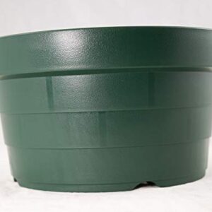 4 Gr Japanese Heavy Duty Round Plastic Bonsai / Succulent Pot 8.25"x 8.25"x 4.5"