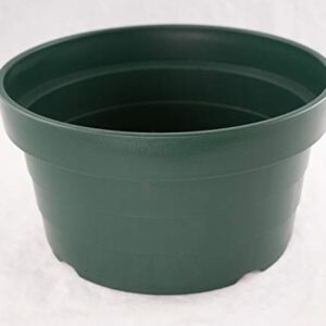 4 Gr Japanese Heavy Duty Round Plastic Bonsai / Succulent Pot 8.25"x 8.25"x 4.5"