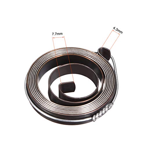 uxcell Drill Press Return Spring, Quill Spring Feed Return Coil Spring Assembly, 3.3Ft Long, 41 x 8 x 0.8mm