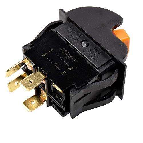 HQRP On-Off Toggle Switch Compatible with Delta 438010170206S 31-120 31-250 31-252 31-255X 31-340 31-460 31-695 31-750 31-780 SA350 SA446 SM500 Sander, 22-540 22-560 22-565 22-580 Planer