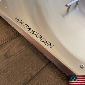 Heat Warden USA Heat Deflector Made in America Lasts 10X Longer Than Aluminum or Chinese Steel. Will Not Warp, Bend, or Rust. Huge Difference in Quality.