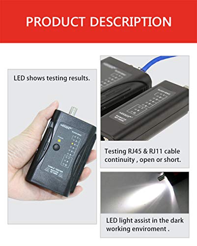 Noyafa NF-468N Network Cable Tester Rj45 Bnc