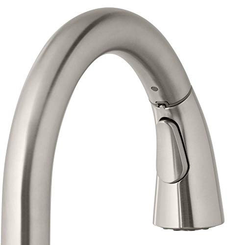 Glacier Bay HD67496-1008D2 Dylan Single-Handle Pull-Down Sprayer Kitchen Faucet in Stainless Steel