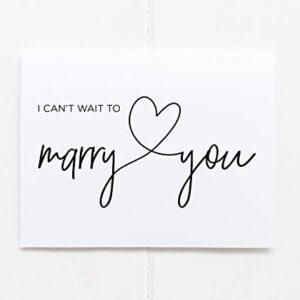 I Can't Wait to Marry You, Bride to Groom Wedding Day Card, Letters To My Husband From Wife, Love Gift for Him, Fiancé Gifts, Vows