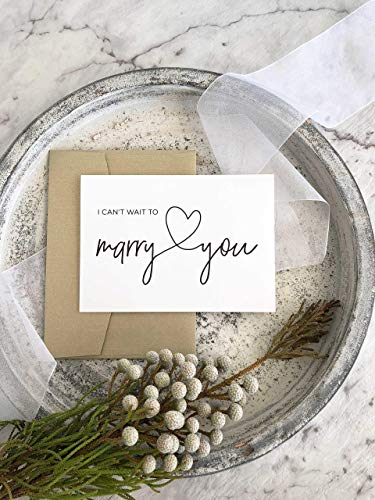 I Can't Wait to Marry You, Bride to Groom Wedding Day Card, Letters To My Husband From Wife, Love Gift for Him, Fiancé Gifts, Vows