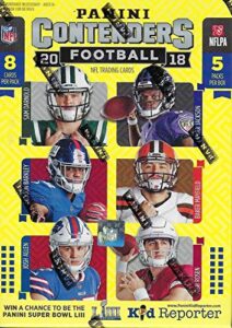 2018 panini contenders football blaster box