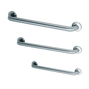 prestige grab bar bundle for commercial and residential restrooms- 1.5" diameter - 18", 36", 42" - ada compliance - pack of 3