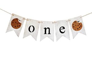 swanky party box | cookie one banner | cookie first birthday party decoration