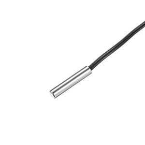 uxcell 200K NTC Thermistor Probe 39.4 Inch Stainless Steel Sensitive Temperature Temp Sensor for Air Conditioner
