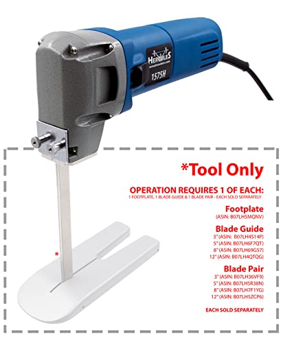 Hercules 1575H Foam Rubber Cutter - Heavy-Duty Cutting Tool, Designed for Fast, Production Cutting of all Densities of Foam Rubber & Flexible Plastic Foam- TOOL ONLY