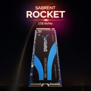SABRENT 1TB Rocket NVMe PCIe M.2 2280 Internal SSD High Performance Solid State Drive (SB-ROCKET-1TB)
