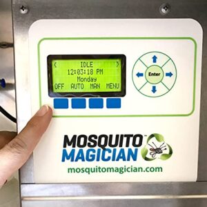 Sprinkler Magician Mosquito Repellent Machine Dual Reservoir Stainless Steel