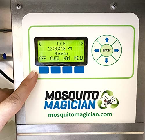 Sprinkler Magician Mosquito Repellent Machine Dual Reservoir Stainless Steel