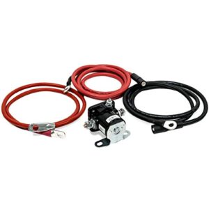 snow plow battery power cable ground cable solenoid kit for meyer e46, e46h, e47, e47h, e57, e57h, e60 & e60h models