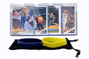 donovan mitchell basketball cards assorted (4) bundle - utah jazz trading card gift pack