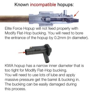 MODIFY Baton Flat Hopup Bucking Flathop Flat-Hop Hard Type for R-Hop RHop