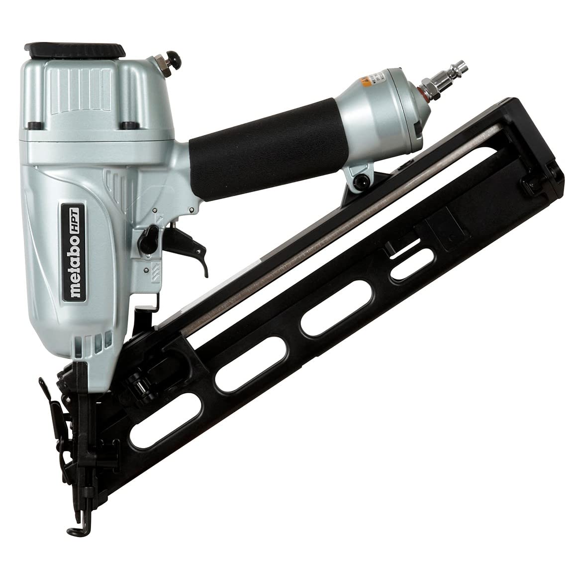 Metabo HPT Finish Nailer | 15 Gauge | Pneumatic | Finish Nails 1-1/4-Inch up to 2-1/2-Inch | Integrated Air Duster | Selective Actuation Switch | 5-Year Warranty | NT65MA4