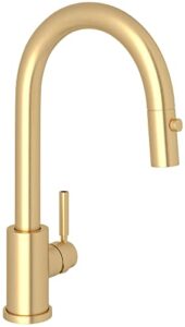 rohl u.4043seg-2 holborn bar sink faucets, satin english gold