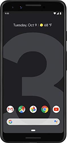 Google Pixel 3 128GB Unlocked GSM & CDMA 4G LTE Android Phone w/ 12.2MP Rear & Dual 8MP Front Camera - Just Black