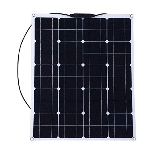 80W Semi Foldable Solar Panel Mono Semi Flexible Solar Panel Battery Charging for Smart Car RV Boat Caravan