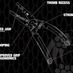 Southwire - 65028240 Tools & Equipment SNM1214HD Heavy Duty Forged Romex Stripper, Multifunctional, Ideal For Stripping 12/2 and 14/2 Romex