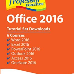 Professor Teaches Office 2016 [PC Download]