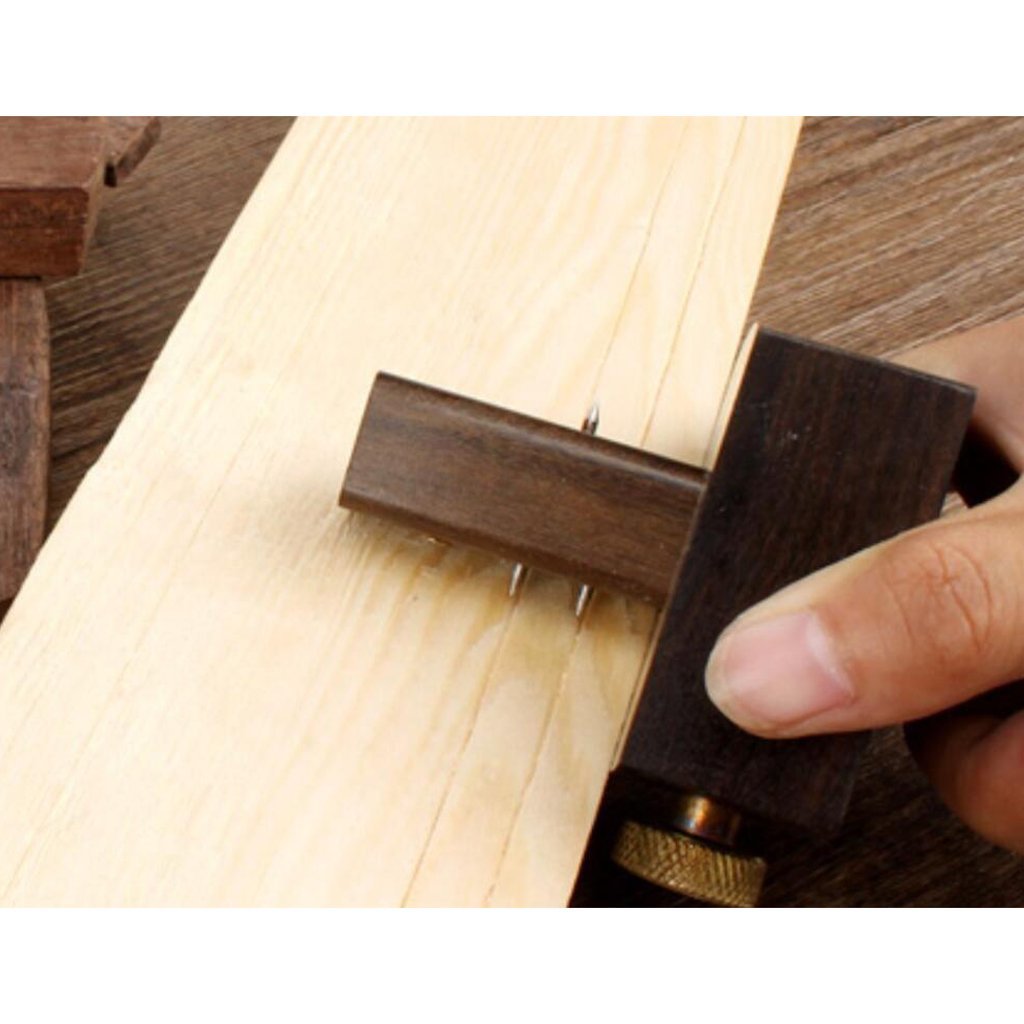 Yundxi Wood Marking Gauge Wood Scraper Scribe Mortice Gauge Marking Mortise Gauge Woodworking Measuring Tool (1#)