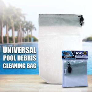 Endless Patio Pool Debris Cleaning Vacuum Replacement Nylon Bag 15" X 24.5" Set of 2 Leaf Pool Cleaner 100 Micron Fine Mesh Bag Cleans Leaves Dirt for Pools and Spas