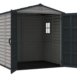 Duramax 30425 Storemate Plus Outdoor Storage Shed, Gray/Dark Gray