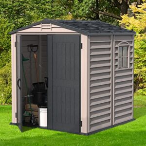 Duramax 30425 Storemate Plus Outdoor Storage Shed, Gray/Dark Gray