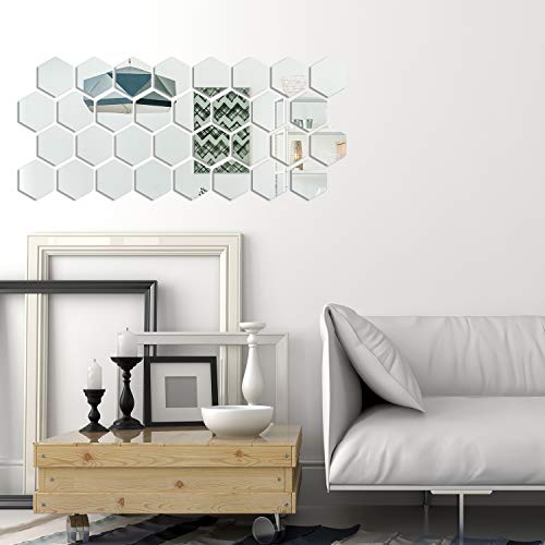 32 Pieces Removable Acrylic Mirror Wall Sticker Decal Home Decoration (Style 2)