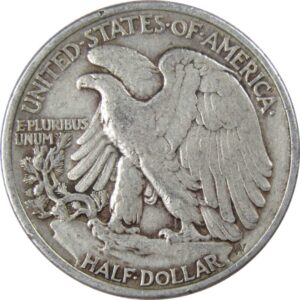 1943 Liberty Walking Half Dollar VF Very Fine 90% Silver 50c US Coin Collectible