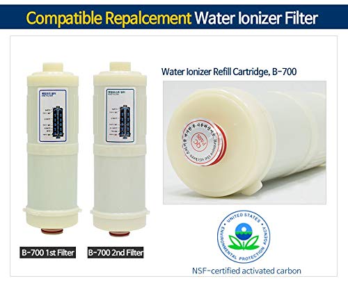 Biontech Water Ionizer Filter Set for BTM-700, BTM-800, BTM-400N, BTM-595N, BTM-102G, PRIME GOLD