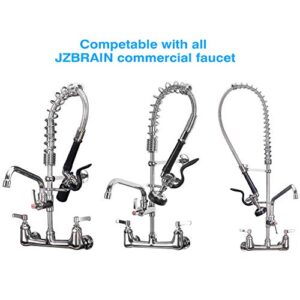 JZBRAIN 14" Swivel Gooseneck Spout for All JZBRAIN Commerical Faucet Wall Mount Kitchen Faucet Swing Nozzle Replacement 14 Inch