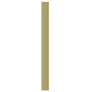 Sutemribor Brass Solid Round Rod Lathe Bar Stock, Diameter 1/8 Inch+3/16 Inch+1/4 Inch, Length 14 Inches, Total 7 PCS