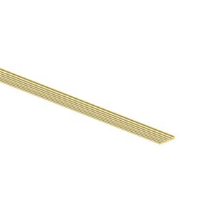 Sutemribor Brass Solid Round Rod Lathe Bar Stock, Diameter 1/8 Inch+3/16 Inch+1/4 Inch, Length 14 Inches, Total 7 PCS