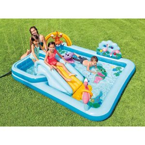 Intex 57161EP 96" x 78" x 28" Inflatable Jungle Adventure Play Center Spray Kiddie Pool for Ages 2 and Up