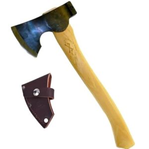 council tool 1.7 lb. wood-craft camp carver axe, 16" curved handle axe