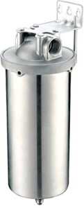 stainless steel industrial jumbo 10" filter housing 1" npt with drain port shelco (1)