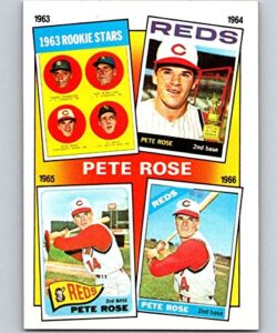 1986 topps #2 pete rose rose special: '63-'66 nm-mt cincinnati reds baseball