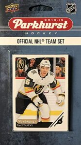 golden knights 2018 2019 factory sealed team set