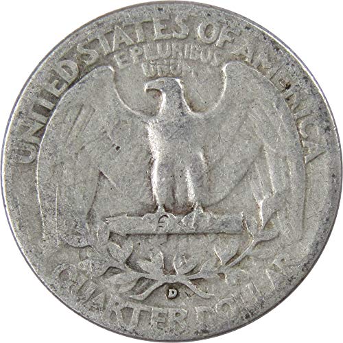 1941 D Washington Quarter AG About Good 90% Silver 25c US Coin Collectible